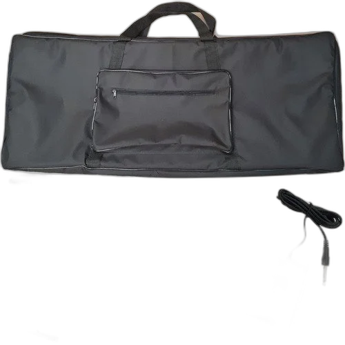 Kit Capa Teclado 5/8 Nylon Extra Luxo C/ Alça + Acessórios