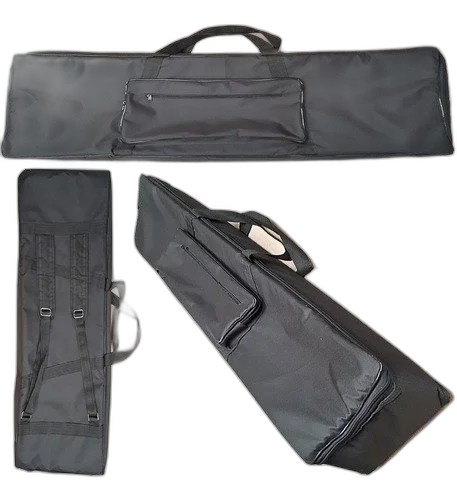 Capa Master Luxo Bag Para Piano Kurzweil Sp88 Nylon Preto
