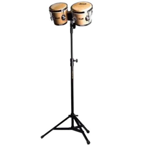 Kit Bongô Natural 6x7 Torelli Tb010 Com Pedestal E Capa
