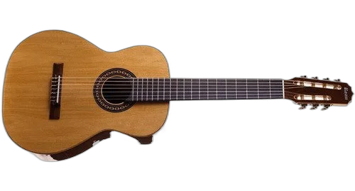 Violão Rozini Eletroacústico Canhoto 7 Cordas Nylon Rx207