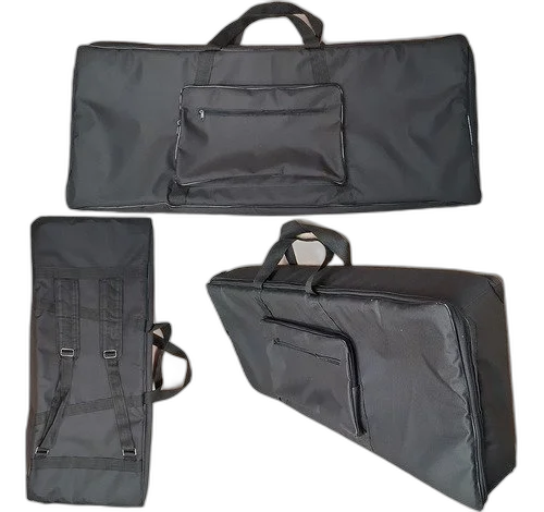 Capa Bag Master Luxo Para Teclado Korg Pa500 Nylon Preto