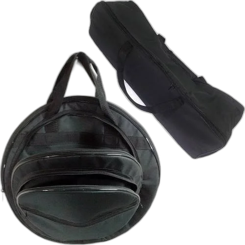 Kit Capa Para Pratos Bateria + Capa De Ferragens + Baquetas