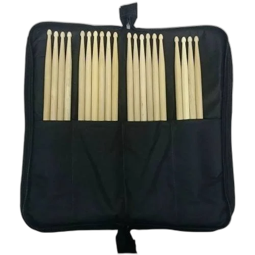 Capa Acolchoada Para Baquetas C/ 10 Pares De Baquetas Master