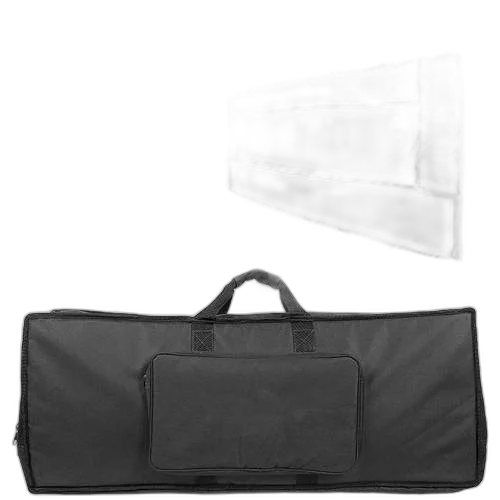 Kit Capa Acolchoada Para Piano C/ Suporte + Capa Cobertura