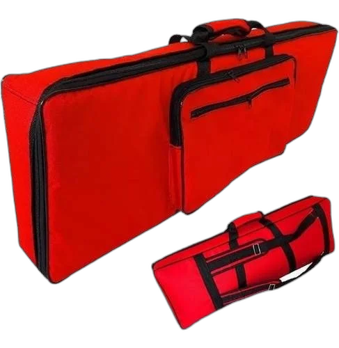 Capa Master Luxo Nylon Vermelha Para Teclado Roland Xps10