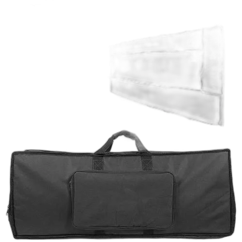 Kit Capa Piano Acolchoada C/ Suporte Em X + Capa Cobertura