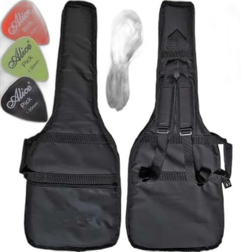 Kit Capa Para Guitarra Acolchoada C/ Acessórios Envio 24h