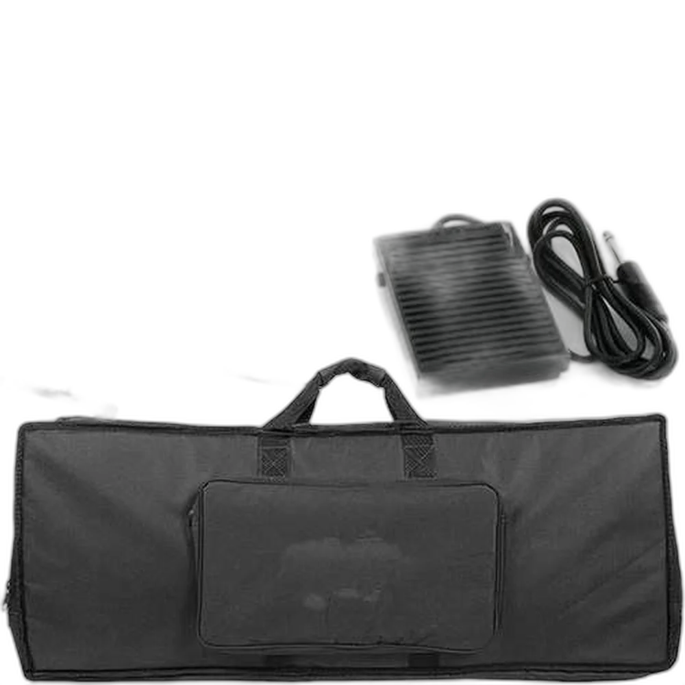 Kit Para Teclado Com Capa + Pedal + Suporte + Acessórios