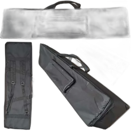 Capa Bag Piano Master Luxo Yamaha P125 Preto + Cobertura