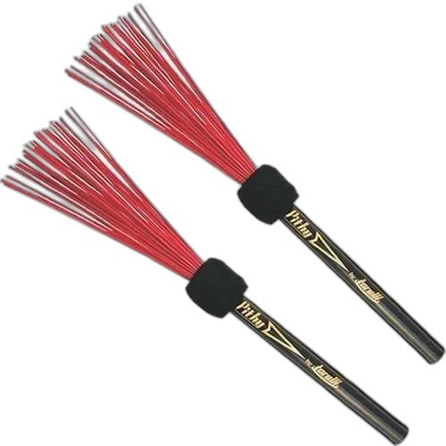 Kit 2 Vassourinhas Torelli Cajon Nylon Tv087 + Canela Shaker