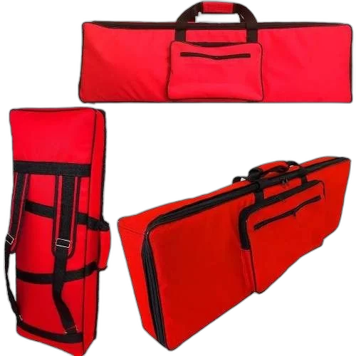 Capa Master Luxo Teclado Roland Juno Di Acolchoada Vermelha