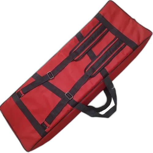 Capa Bag Master Luxo Para Teclado Akai Mpk49 Nylon Vermelho