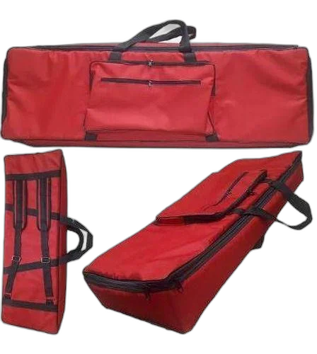 Capa Bag Master Luxo Teclado Alesis Vortex Wireless Vermelho
