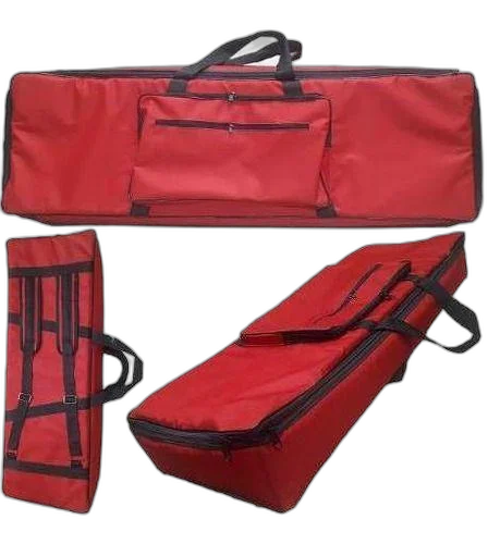 Capa Bag Master Luxo Para Teclado Microkorg Nylon Vermelho