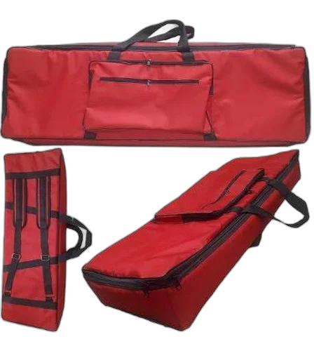 Capa Bag Para Piano Casio Px720 Nylon Vermelho Master Luxo