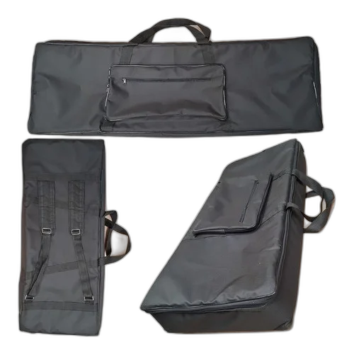Capa Bag Master Luxo Para Teclado Yamaha Psr E333 Nylon Preto
