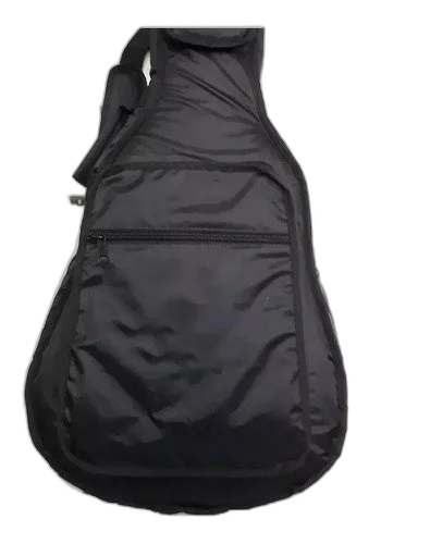 Capa Bag Violão Folk Premium Nylon 70 Acolchoada Ultra Resistente Preto