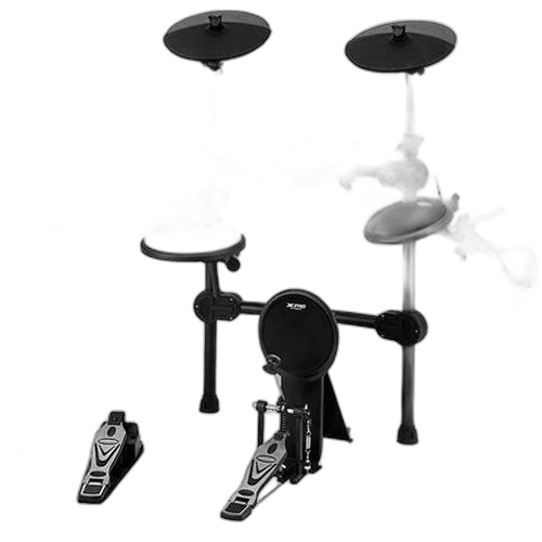 Kit Bateria Eletrônica Pedal Duplo Banco Xpro Ed10 C.ibanez