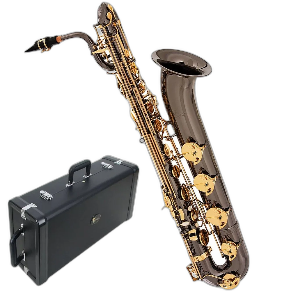 Saxofone Profissional Barítono Mib Sb 506 BG Eagle + Estojo
