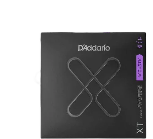 Kit C/2 Encordoamento Para Violão Cordas Aço Daddario 011 Xt