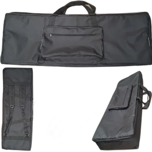 Kit Capa Para Teclado Roland Fantom Fa76 Preto + Cobertura