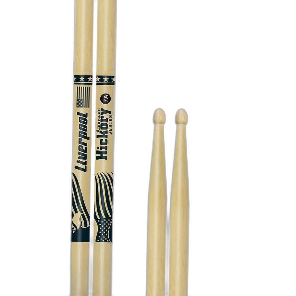 3 Pares Baqueta American Hickory Series 7a Madeira Liverpool