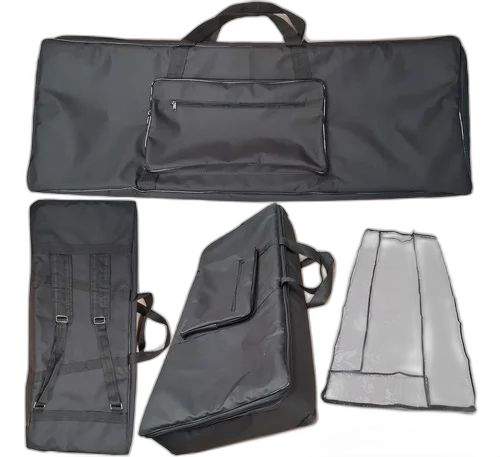 Capa Bag Teclado Yamaha Psr-ew310 Master Luxo Bk + Cobertura | Carbon