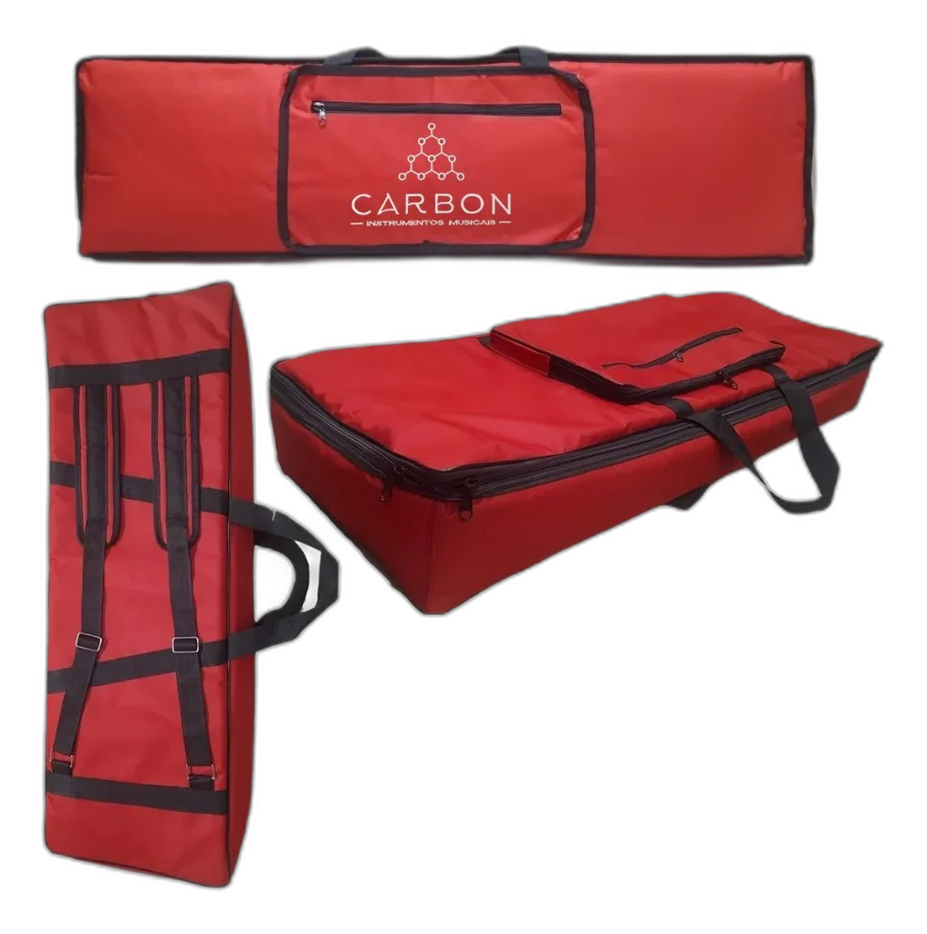 Capa Bag Teclado Casio Ctk-6200 Master Luxo Rd + Cobertura