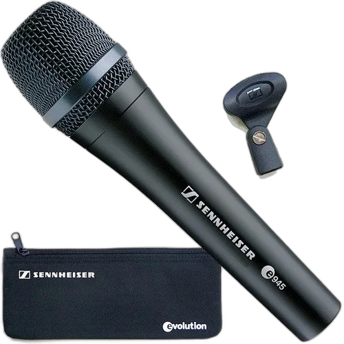 Microfone Sennheiser Profissional E945 Dinâmico Cardióide