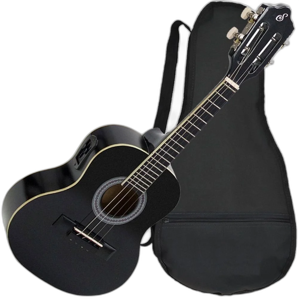 Cavaquinho Eletroacústico Aço Giannini Cs14 Ep Bk C/ Capa