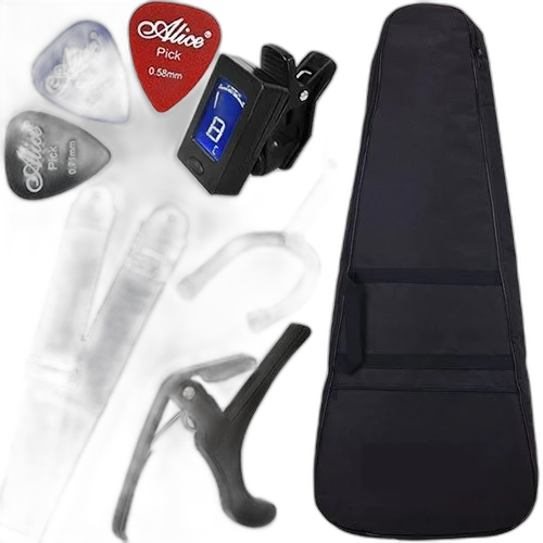 Kit Acessórios Violão Folk Capa Acolchoada Ultra Resistente