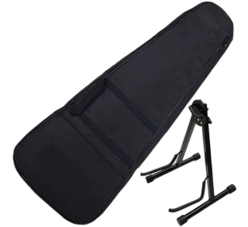 Kit Capa Violão Folk + Suporte Para Violão 4010 O F E R T A