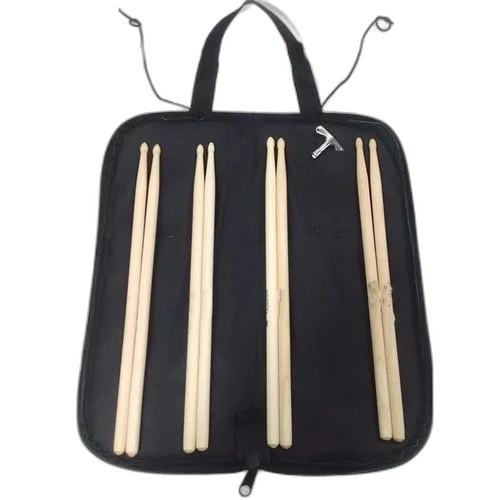 Capa Para Baquetas De Bateria + 4 Pares De Baquetas Oferta