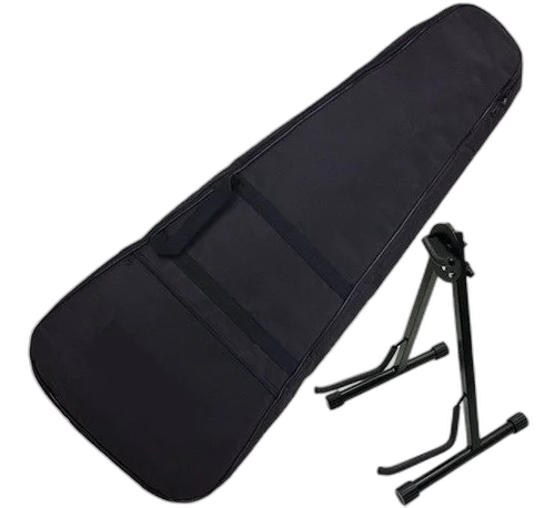 Kit Capa De Violão Folk Acolchoada + Saty 4010 Frete Grátis