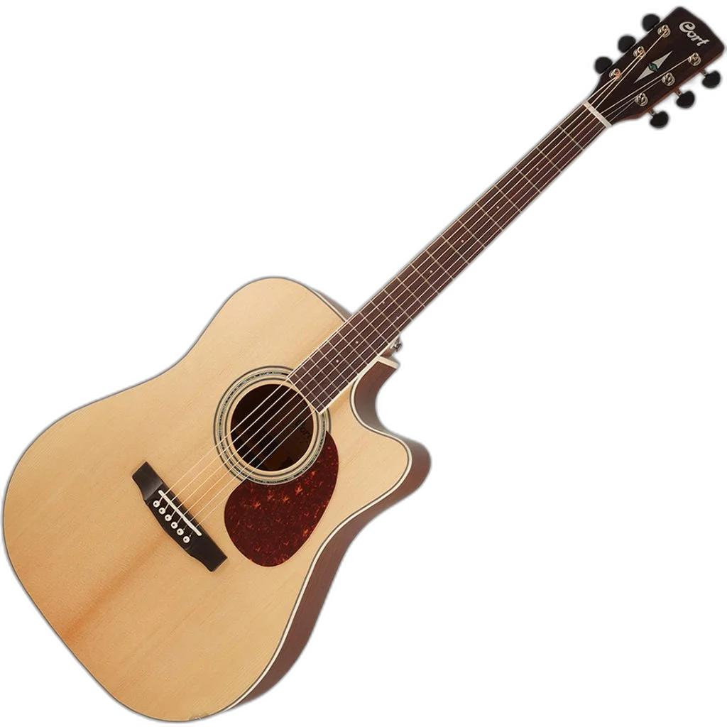 Violão Eletroacústico Folk Cort Mr710f Eq Fishman Natural Satin