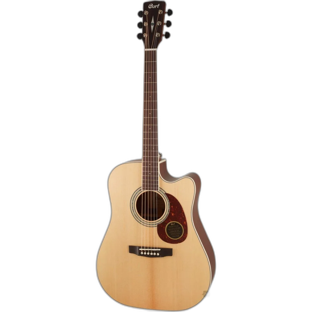 Violão Eletroacústico Folk Cort Mr710f Eq Fishman Natural Satin
