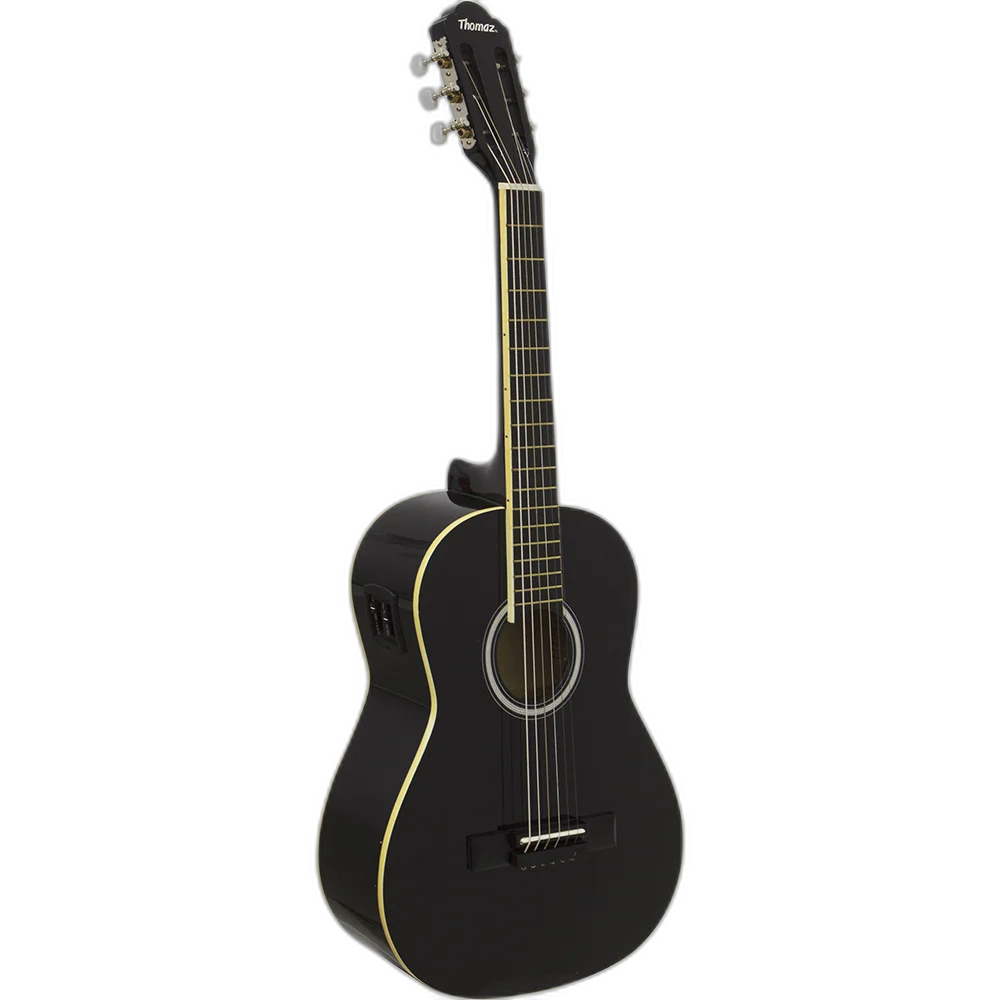 Violão Eletroacústico Kids De Aço Tcg 360 A Eq Preto Thomaz
