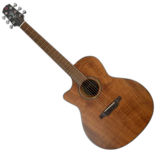 Violão Eletroacústico Seizi Supreme Ryu Cutaway Canhoto Koa com Tampo Koa Sólido Pré Fishman Sonitone e Bag Armor 10361102